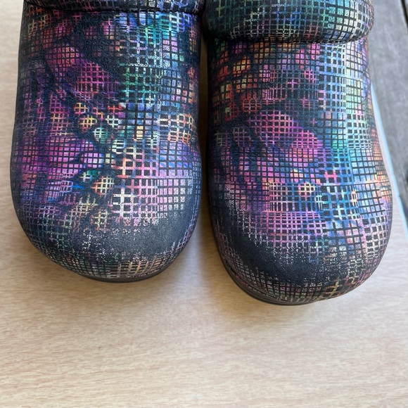 Dansko Wm’s Professional Stained Glass Clog Mules In Multicolor Sz 41 EU - Picture 15 of 16